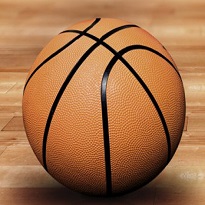 Foto di una palla da basket